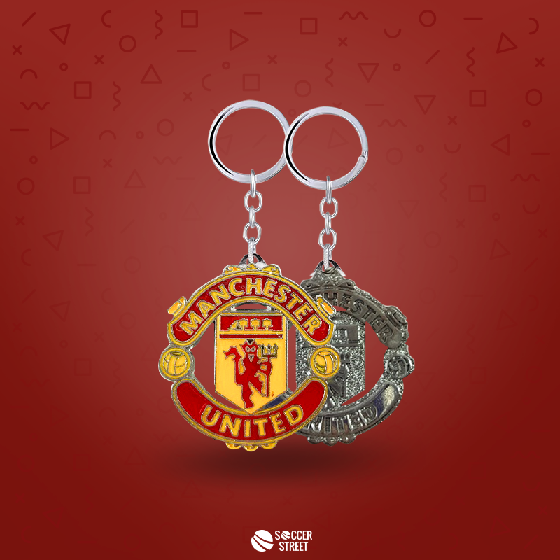 Manchester United FC Double Sided Metal Keyring