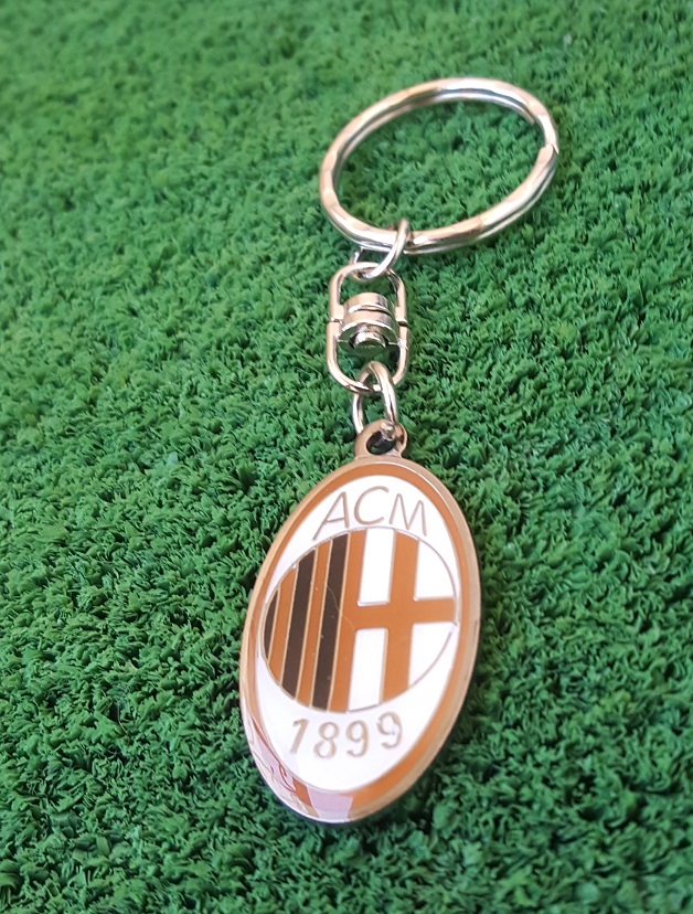 AC Milan Metal Coloured Keyring